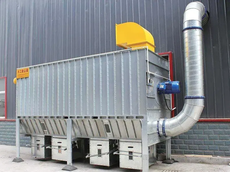 What industries are exhaust gas treatment equipment suitable for?