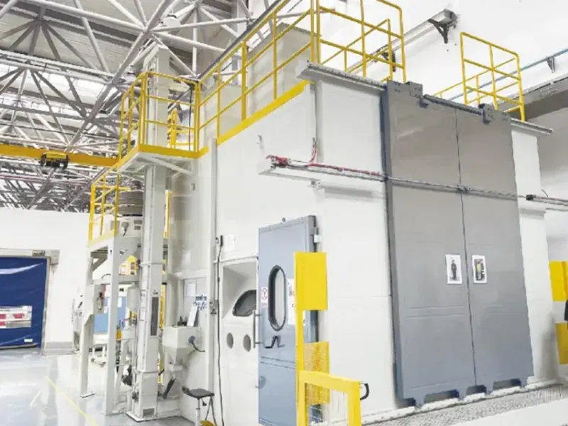 Pneumatic Abrasive Blasting Room with Dust Recovery System