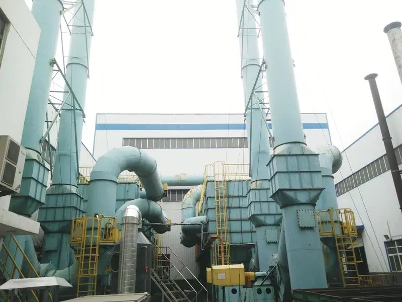 What are the common methods for treating industrial waste gas?