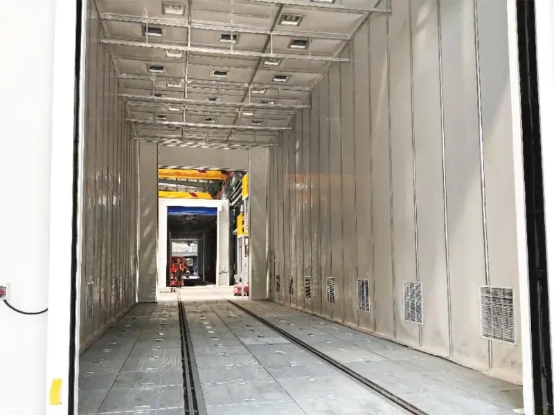 Scraper Type Sandblasting Room