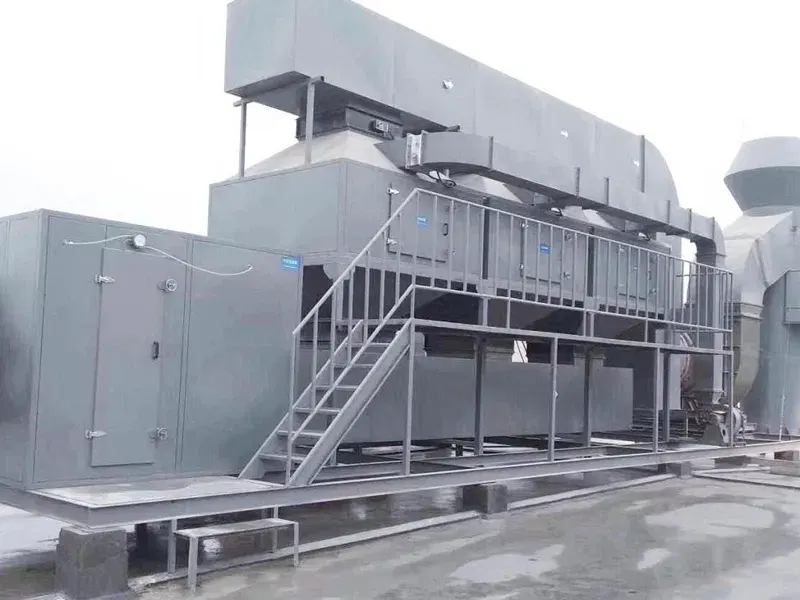 What are the main components of exhaust gas purification equipment?